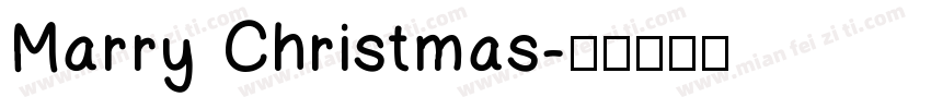 Marry Christmas字体转换